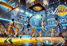 golden state warriors vs lakers match player stats